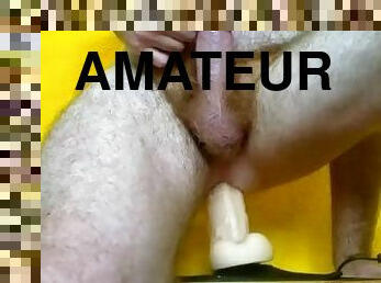 énorme, masturbation, amateur, anal, jouet, gay, gode, bout-a-bout, solo, boules