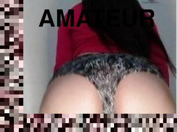 culo, amateur, adolescente, culazo, a-solas