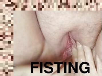 fisting, orgasm, kvinnligt-sprut, amatör, hardcore, bbw, fetisch