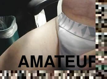 masturbation, chatte-pussy, amateur, ejaculation-sur-le-corps, jouet, webcam, solo, string