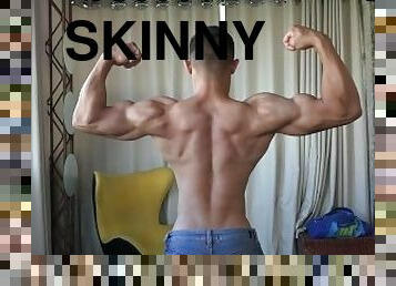 skinny, homofil, alene, muskuløs