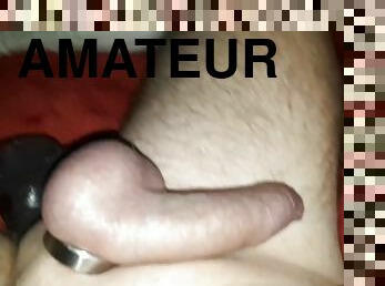 amatør, anal, moden, bøsse, dildo, massiv, solo