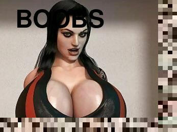 Agnes Shepard - Breast expansion video - 15sec WIP