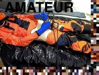 amateur, ejaculation-sur-le-corps, gay, européenne, euro, motard, fétiche, solo, minet