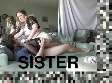 Stepsister helps stepbrother with his virginity problem