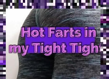 Hot farts in tight tights
