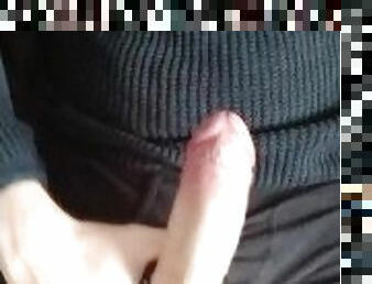 masturbation, orgasme, amateur, ejaculation-sur-le-corps, énorme-bite, maison, secousses, ejaculation, britannique, solo