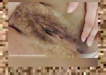 berambut, vagina-pussy, arab, lubang-anus