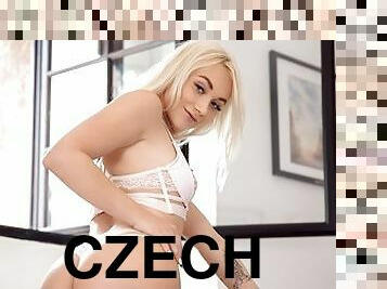 menghisap-zakar, remaja, tegar, pornstar, rambut-kuning, orang-czech, realiti, zakar, payu-dara-kecil