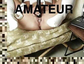 mastürbasyon-masturbation, boşalma, amcık-pussy, kız-öğrenci, amatör, lezzo, çift, tek-kişilik, islak