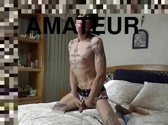 masturbation, vieux, amateur, anal, énorme-bite, jeune-18, ejaculation, gode, plus-agée, solo