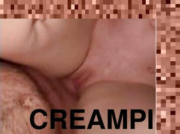 store-pupper, pussy, skinny, squirt, amatør, stor-pikk, creampie, cum, stram, petite