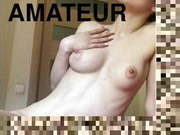 gros-nichons, écolière, amateur, ados, maison, petite-amie, collège, mignonne, fétiche, solo