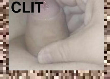 Chubby play with small clit Task from curious82cock