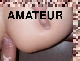 amateur, anal, énorme-bite, hardcore, brunette, bite