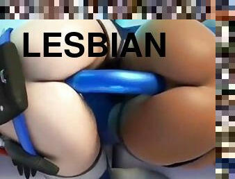 ?MMD R-18 SEX DANCE?HOT HUGE DILDO LESBIAN MASTURBATION ????????? [MMD]