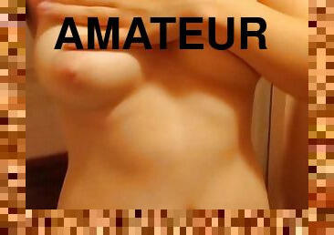 cul, baignade, gros-nichons, chatte-pussy, amateur, seins, bout-a-bout, douche, solo, blanc