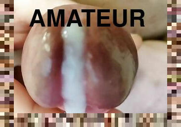 masturbation, amateur, ejaculation-sur-le-corps, branlette, ejaculation, solo, bite, sous-vêtements