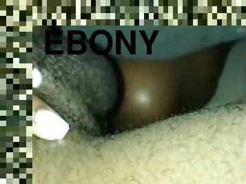 Ebony wife sucking dick