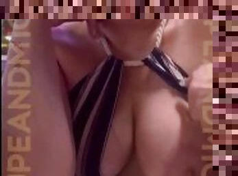 tetas-grandes, público, coño-pussy, esposa, amateur, interracial, pareja, tetas, exhibicionismo