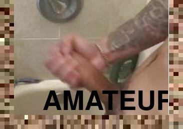 baignade, papa, masturbation, amateur, énorme-bite, ados, latina, secousses, ejaculation, douche