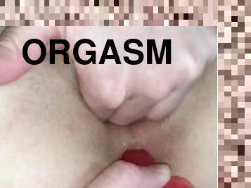 onani, orgasme, fisse-pussy, sprøjte, amatør, anal, legetøj, fingering, dobbelt, knepning-fucking