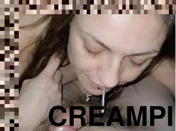 amatør, kæmpestor-pik, milf, teenager, hjemmelavet, creampie, par, synsvinkel, sperm, fetish