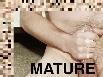 masturbation, amateur, ejaculation-sur-le-corps, énorme-bite, ejaculation, solo, bite