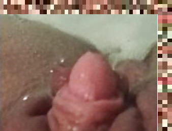 klitoris, feit, svær, onani, monster, orgasme, pussy, bbw, fingret, vakker