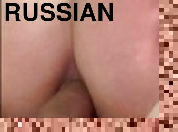 pussy, russisk, student, amatør, anal, tenåring, hjemmelaget, creampie, par, blond