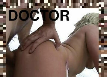 Naughty OLD Doctor Fucks His Young Gorgeous Blonde Patient With Big Tit