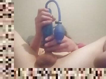 Masturbating With My Phallus (Penis) Pump Lazily