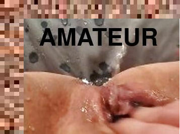 clítoris, masturbación, orgasmo, coño-pussy, squirting, amateur, húmedo