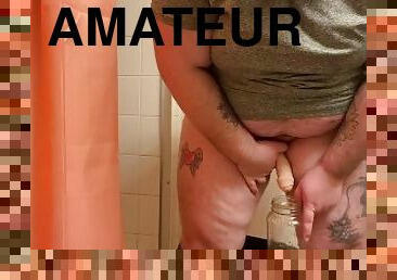 baignade, pisser, chatte-pussy, amateur, point-de-vue, fétiche, douche, solo, bite