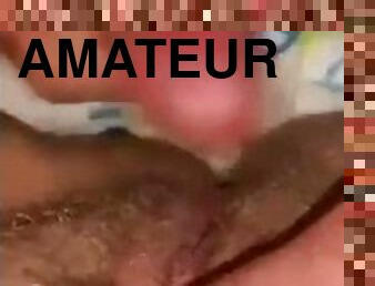 onani, pussy, amatør, cumshot, par, cum, fetisj