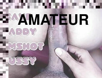 pappa, pussy, amatør, cumshot, leke, hjemmelaget, creampie, par, slave, ludder