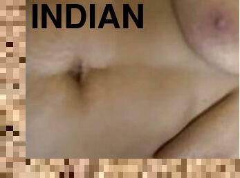 Indian wifey rides till she cums