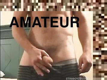 masturbation, amateur, ejaculation-sur-le-corps, gay, maison, secousses, collège, ejaculation, solo