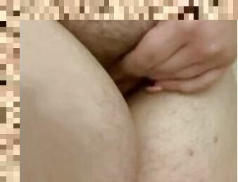 Rubbing Pussy and Peeing
