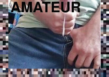 énorme, monstre, orgasme, amateur, ejaculation-sur-le-corps, ejaculation, massive, blanc, bite