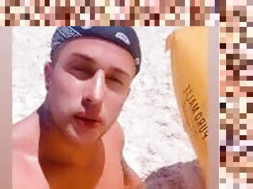 NOVINHO PELADO NA PRAIA PAU GOSTOSO SARADO MUSCULOSO LOIRO BRASIL