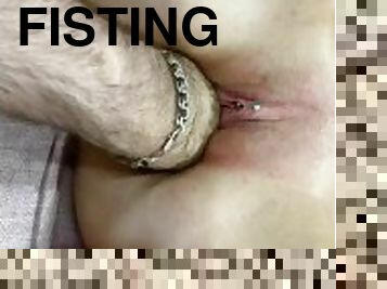 fisting, chatte-pussy, amateur, hardcore, branlette, fétiche, réalité, dure, séance-dentraînement