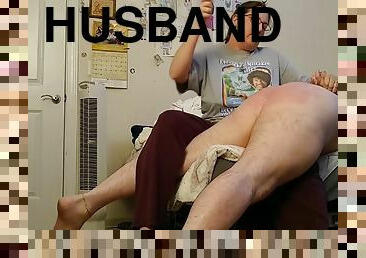 Husband Spanked