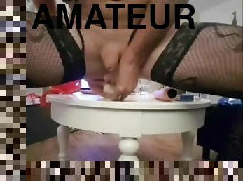 masturbation, amatör, anal, cumshot, gigantisk-kuk, leksak, sprut, ensam, kuk, hårt