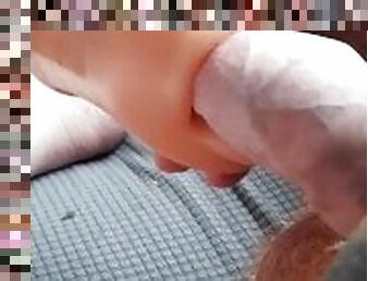 Close up pocket pussy masturbation