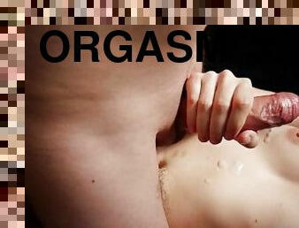 orgasm, amatöör, jobipauk, milf, emme, kättevõtmine, sperma, ema, väike, viksed-rinnad