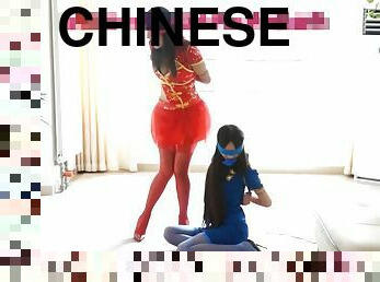 Chinese Beauties Gagged