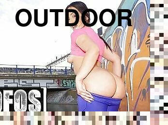 MOFOS - Outdoor Hardcore Fucking By The Dam With Gorgeous Babe Annie Reis And Jordi El