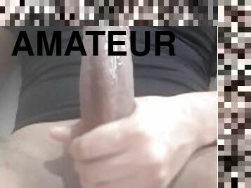 onani, amatør, cumshot, stor-pikk, tenåring, handjob, runking, cum, alene, jomfru