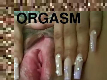 masturbación, orgasmo, squirting, esposa, amateur, latino, sucio, fetichista, a-solas, tetitas